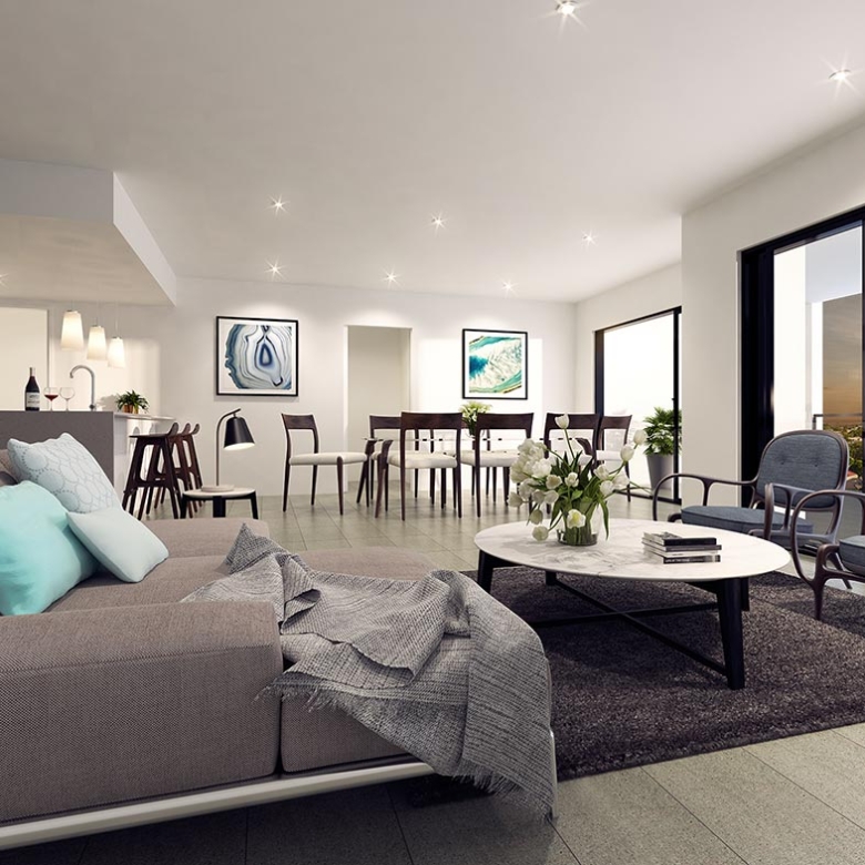 Modern apartment on the bay